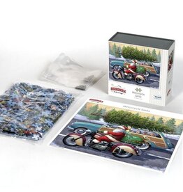 BOARDWALK BWP MOTORCYCLE SANTA PUZZLE 1000 PIECES