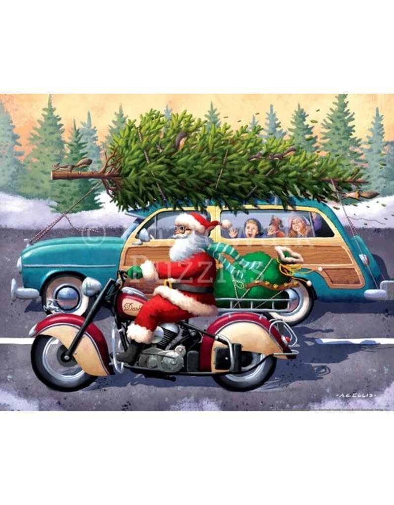 BOARDWALK BWP MOTORCYCLE SANTA PUZZLE 1000 PIECES