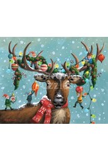 BOARDWALK BWP CHRISTMAS IN THE ANTLERS PUZZLE 500 PIECES