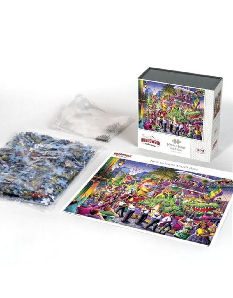 BOARDWALK BWP NEW ORLEANS MARDI GRAS PUZZLE 500 PIECES