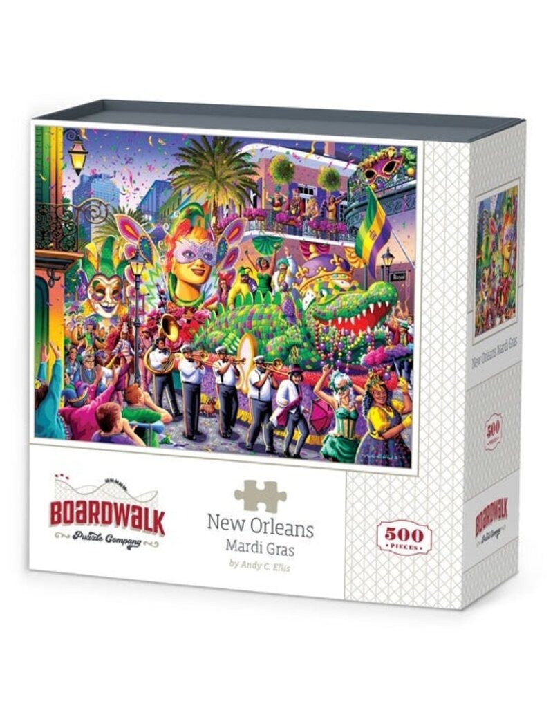 BOARDWALK BWP NEW ORLEANS MARDI GRAS PUZZLE 500 PIECES