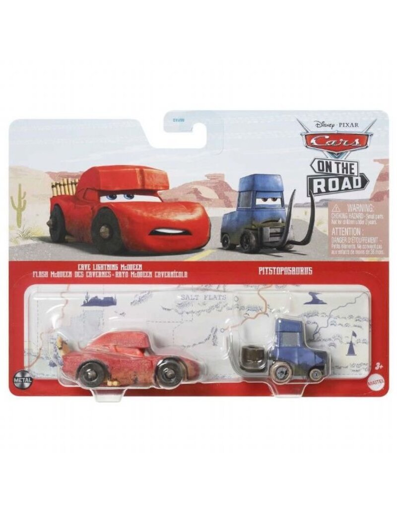 DISNEY MTL DXV99/HLH63 DISNEY PIXAR CARS CAVE LIGHTNING MCQUEEN PITSTOPASAURUS