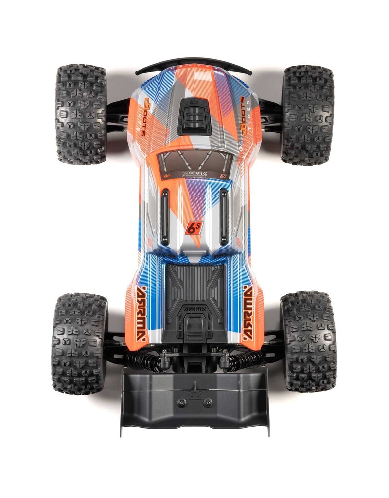 ARRMA ARA8608V6T1 1/8 KRATON 6S 4X4 RTR BRUSHLESS SPEED TRUCK: BLUE/ORANGE