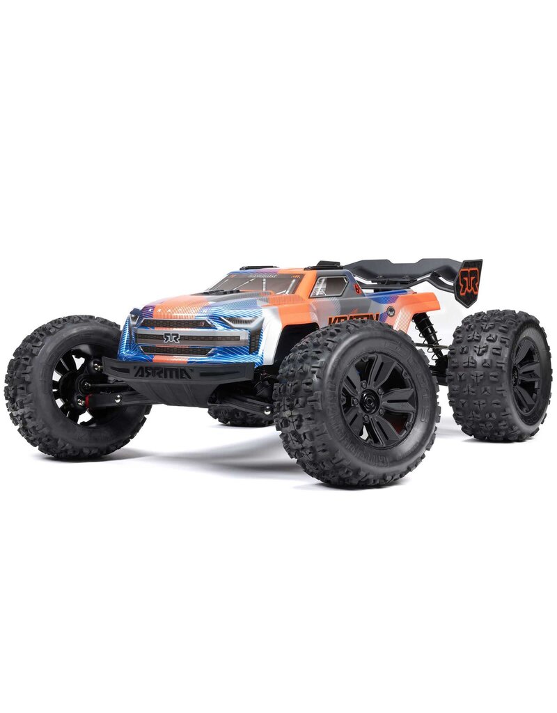 ARRMA ARA8608V6T1 1/8 KRATON 6S 4X4 RTR BRUSHLESS SPEED TRUCK: BLUE/ORANGE