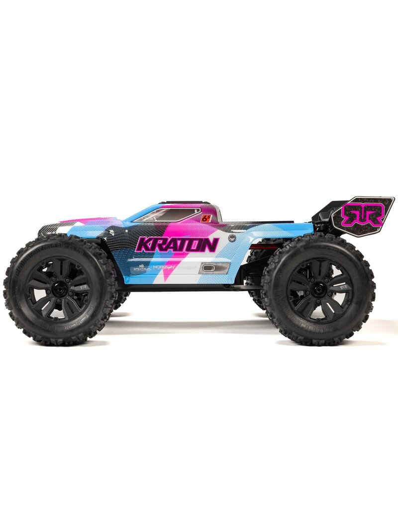 ARRMA ARA8608V6T2 1/8 KRATON 6S 4X4 RTR BRUSHLESS SPEED TRUCK: BLUE/PINK