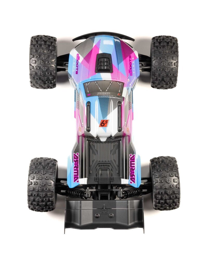 ARRMA ARA8608V6T2 1/8 KRATON 6S 4X4 RTR BRUSHLESS SPEED TRUCK: BLUE/PINK