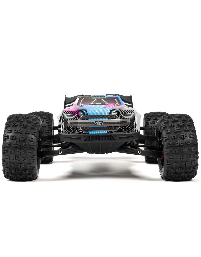 ARRMA ARA8608V6T2 1/8 KRATON 6S 4X4 RTR BRUSHLESS SPEED TRUCK: BLUE/PINK