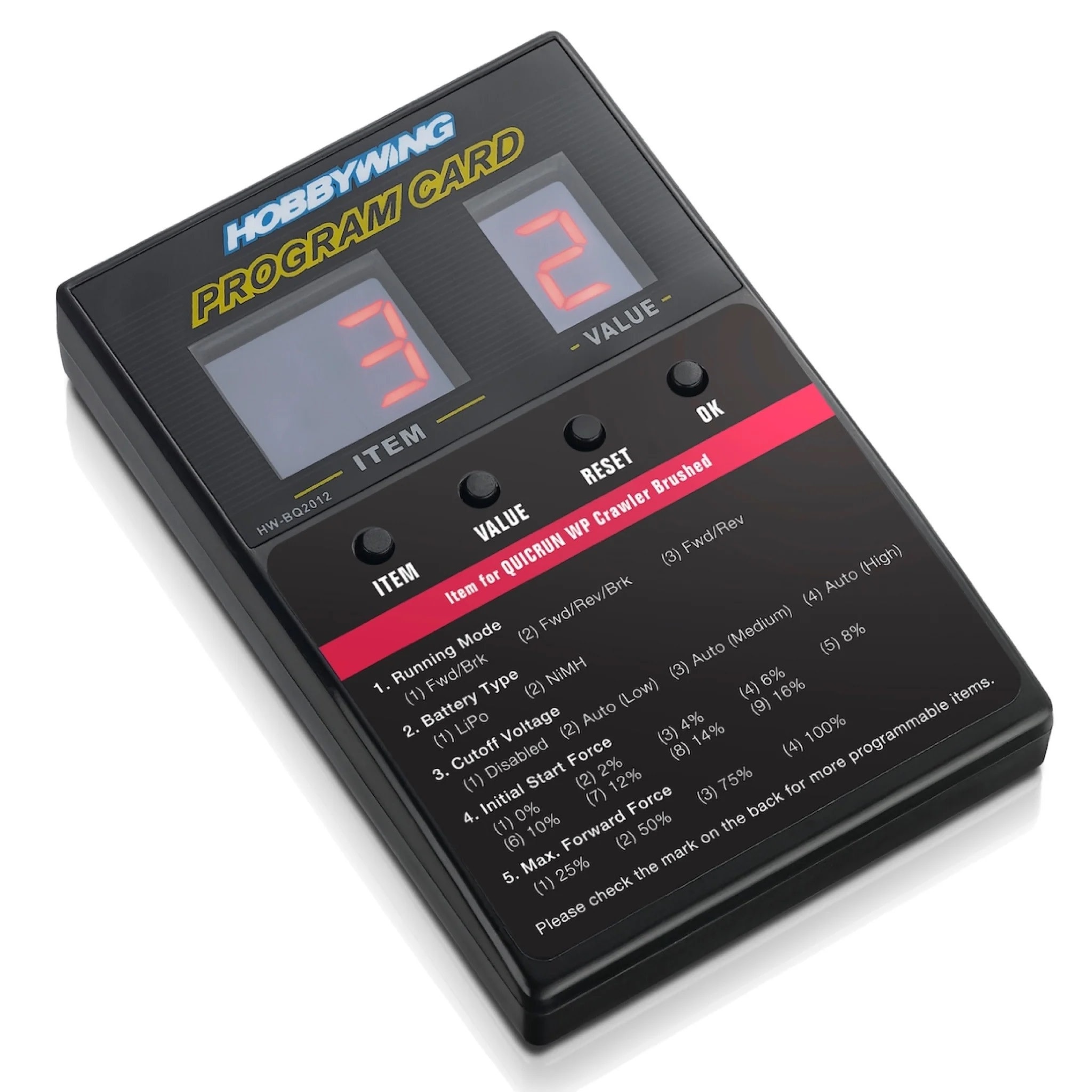 30501003 - LED Program Card