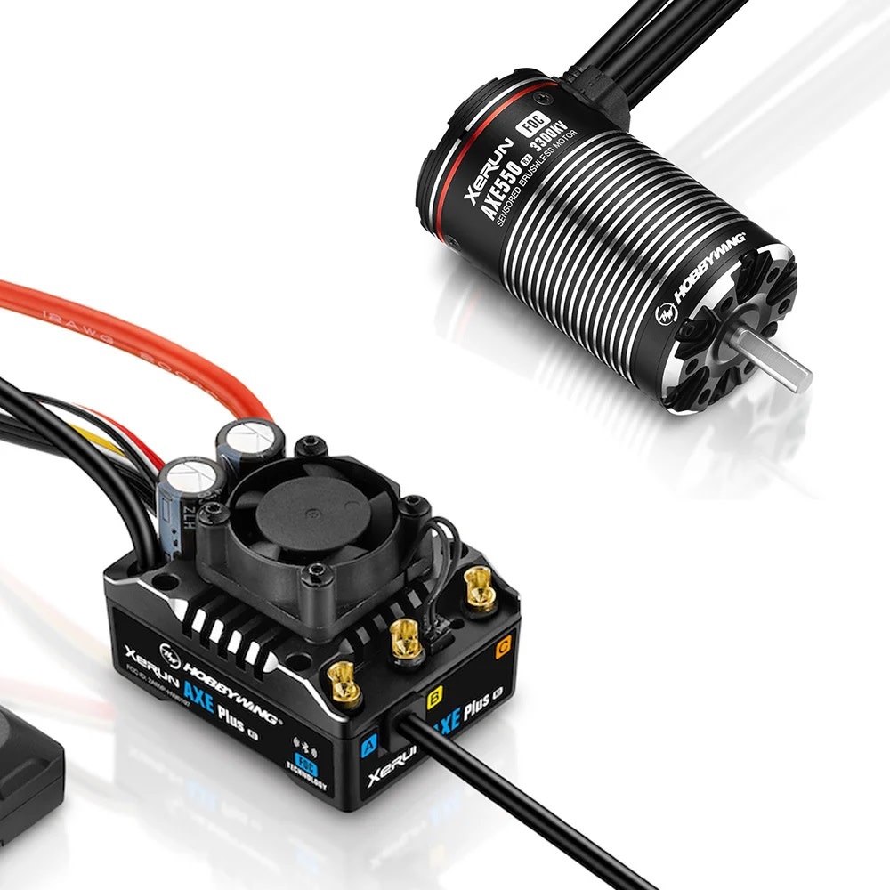 HWI38020389 XERUN AXE R3 ESC + 3300KV 2-3S 550L R2 MOTOR COMBO