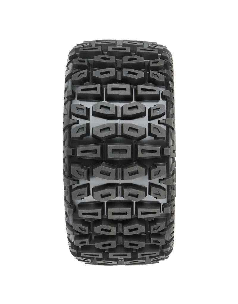 DURATRAX DTX565010 BRUTUS F/R 5.7 MONSTER TRUCK TIRES MOUNTED ON RIPPER WHEELS 24MM HEX BLACK (2)