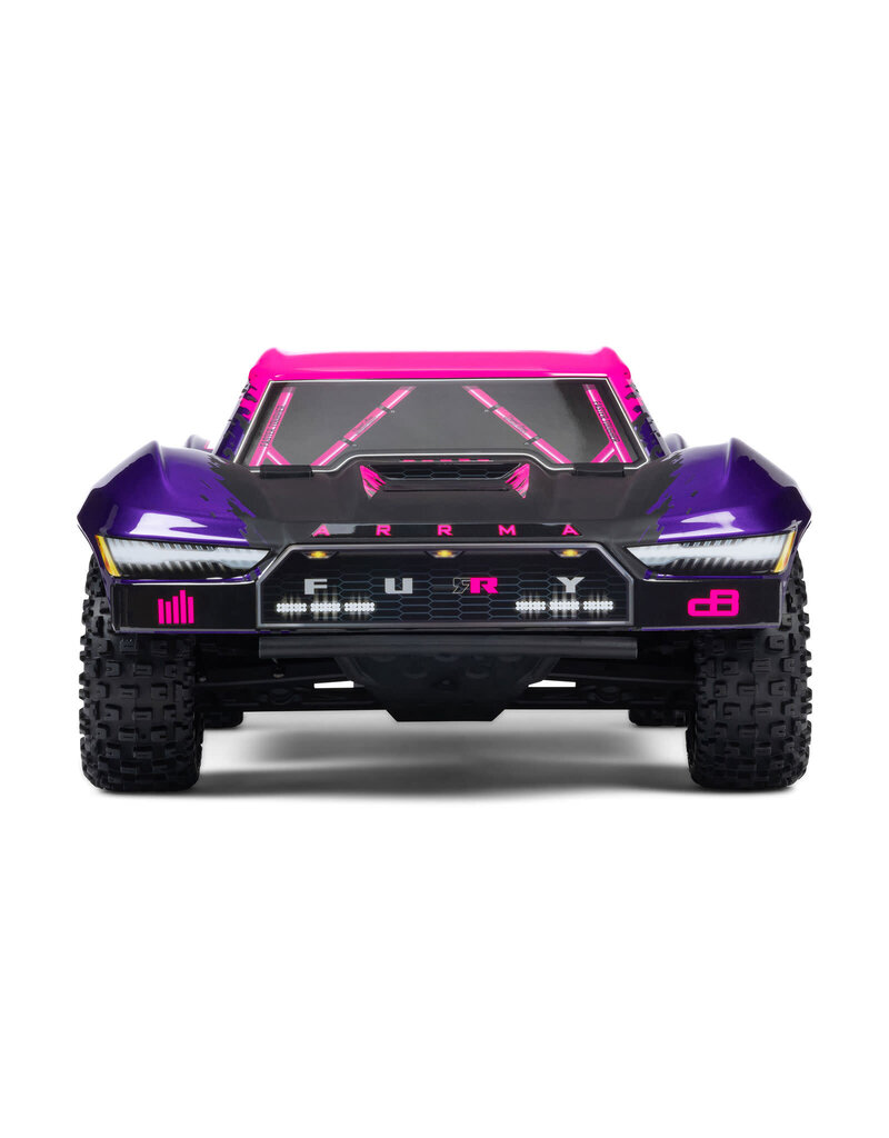 ARRMA ARA3521T3 1/10 FURY 2WD 223S BLX BRUSHLESS SHORT COURSE TRUCK RTR WITH DSC: PURPLE
