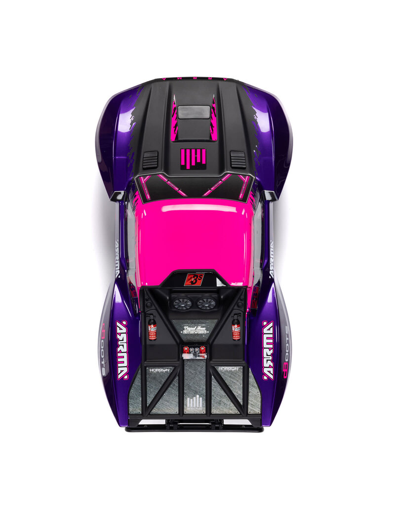 ARRMA ARA3521T3 1/10 FURY 2WD 223S BLX BRUSHLESS SHORT COURSE TRUCK RTR WITH DSC: PURPLE