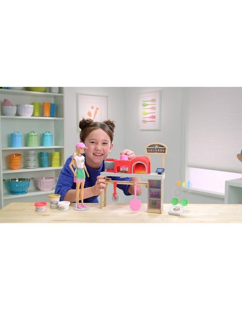 BARBIE MTL FHR09 BARBIE PIZZA CHEF PIZZA DOLL PLAYSET
