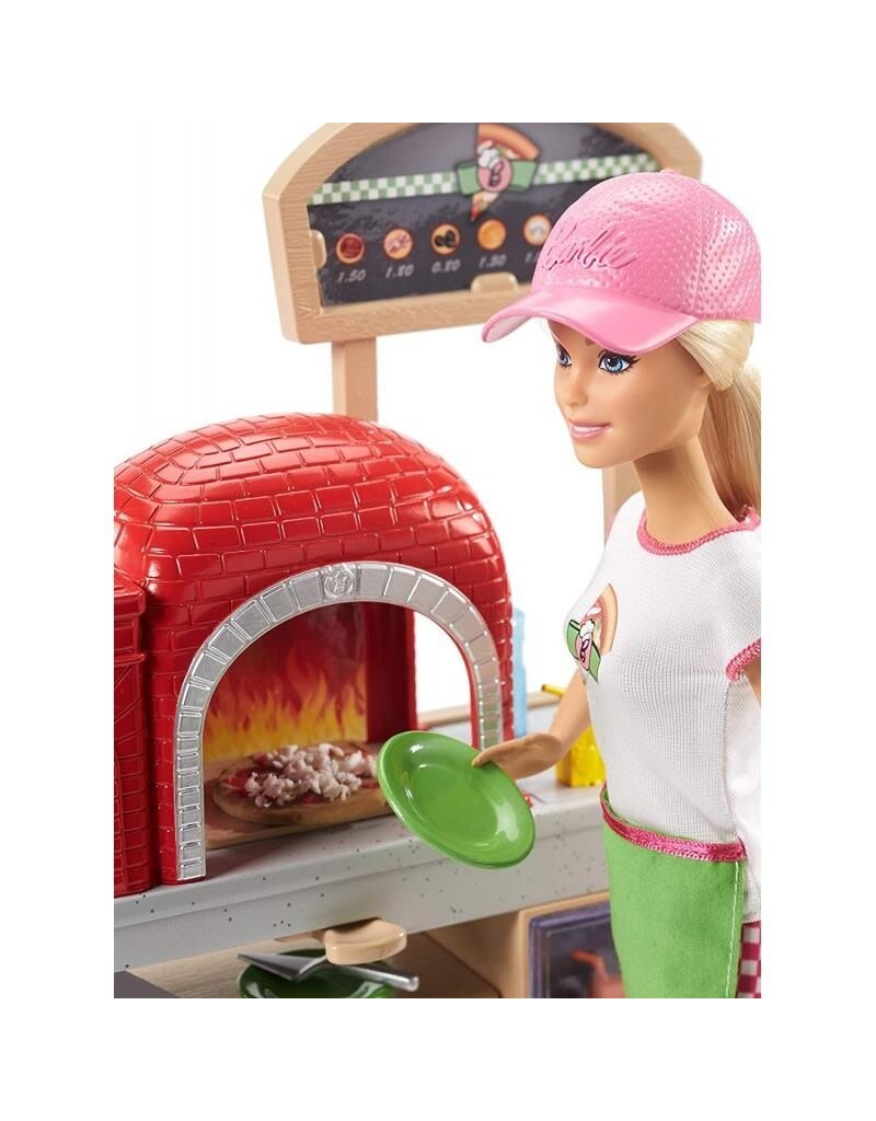 BARBIE MTL FHR09 BARBIE PIZZA CHEF PIZZA DOLL PLAYSET