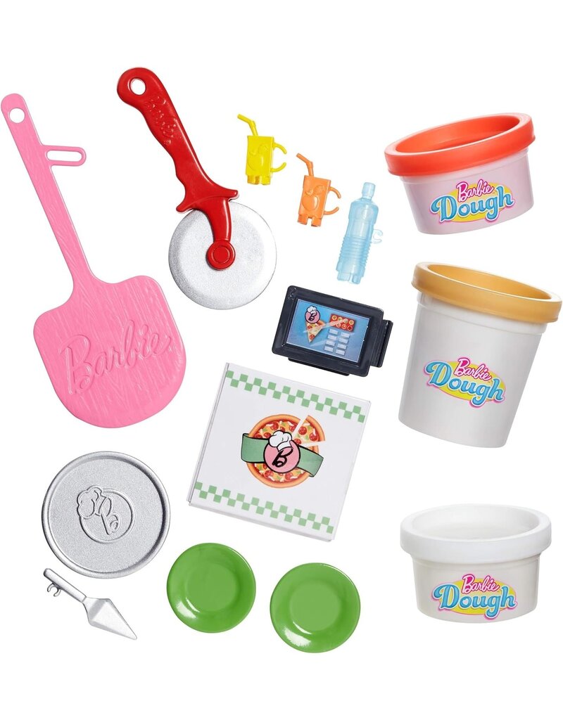 BARBIE MTL FHR09 BARBIE PIZZA CHEF PIZZA DOLL PLAYSET