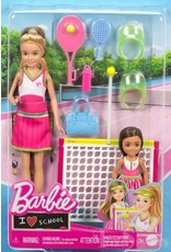 BARBIE MTL HRG83 BARBIE STACIE & CHELSEA TENNIS PLAYSETWITH 2 DOLLS