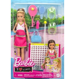 BARBIE MTL HRG83 BARBIE STACIE & CHELSEA TENNIS PLAYSETWITH 2 DOLLS