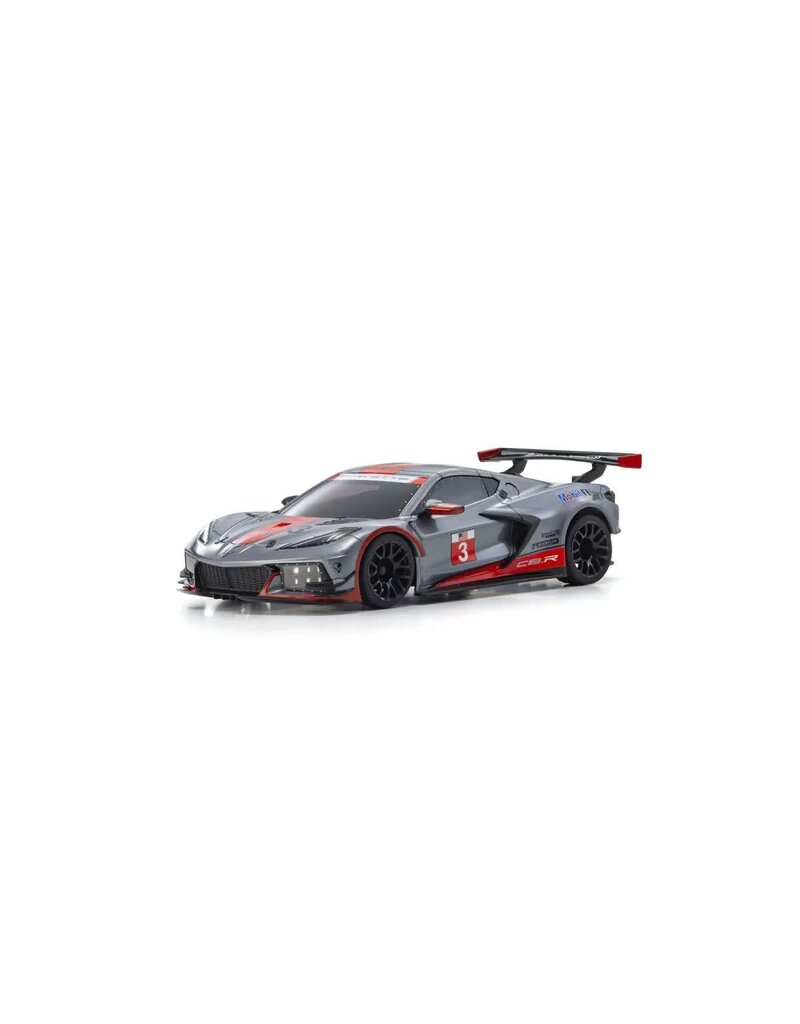 KYOSHO KYO32356GMR MINI-Z RWD MR-04  READYSET READYSET CHEVROLET CORVETTE C8.R GUNMETAL/RED