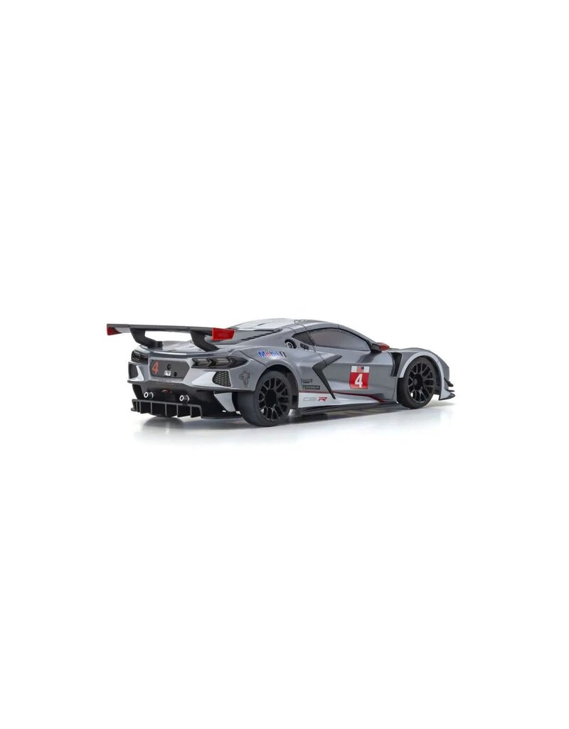 KYOSHO KYO32356GMW MINI-Z RWD MR-04  READYSET CHEVROLET CORVETTE C8.R GUNMETAL/WHITE