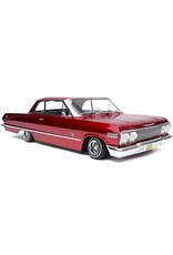 REDCAT RACING RER33481 SIXTYTHREE RC CAR - 1:10 1963 CHEVROLET IMPALA HOPPING LOWRIDER RED