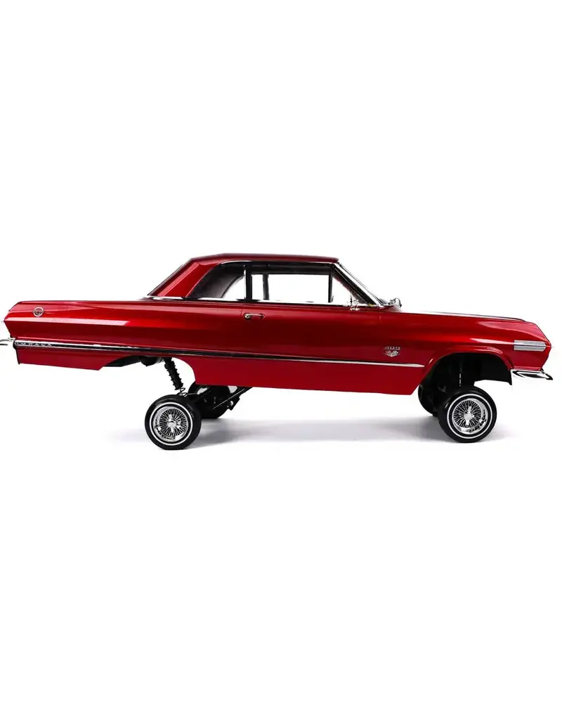REDCAT RACING RER33481 SIXTYTHREE RC CAR - 1:10 1963 CHEVROLET IMPALA HOPPING LOWRIDER RED