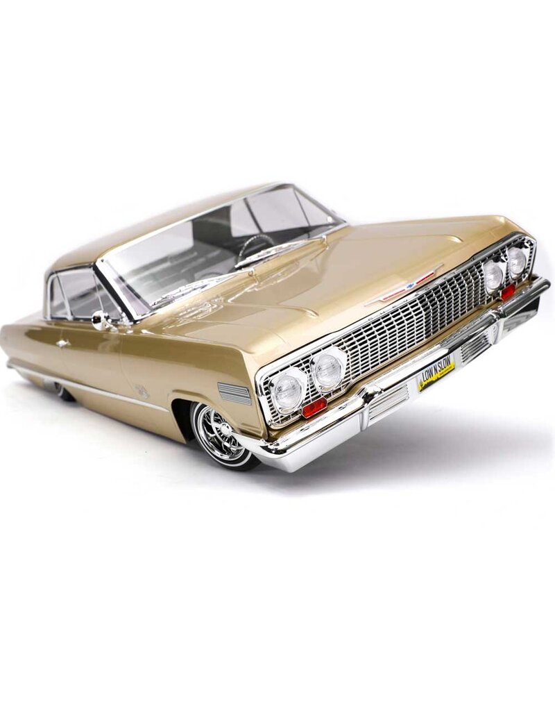 REDCAT RACING RER33482  SIXTYTHREE RC CAR - 1:10 1963 CHEVROLET IMPALA HOPPING LOWRIDER TAN