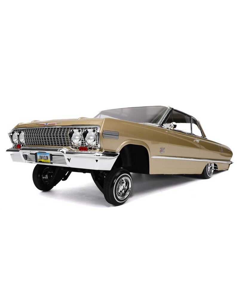 REDCAT RACING RER33482  SIXTYTHREE RC CAR - 1:10 1963 CHEVROLET IMPALA HOPPING LOWRIDER TAN