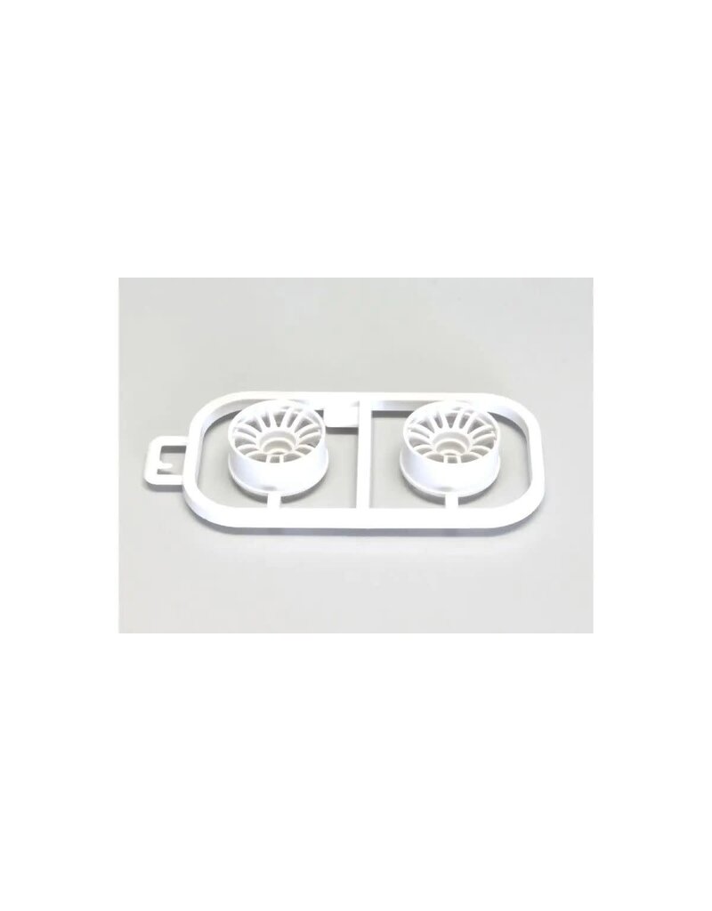 KYOSHO KYOMZH131W-N25B RE30 MULTI WHEEL II NARROW 2.5MM OFFSET: WHITE (2)
