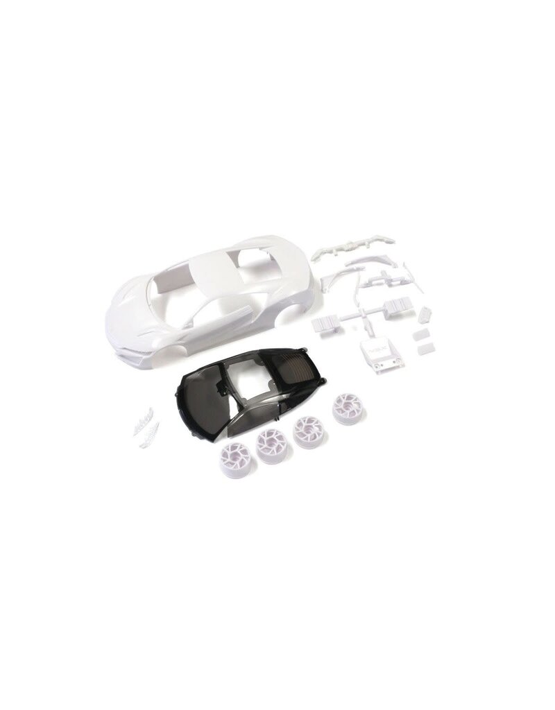 KYOSHO KYOMZN186 HONDA NSX WHITE BODY W/ RIM FOR RWD