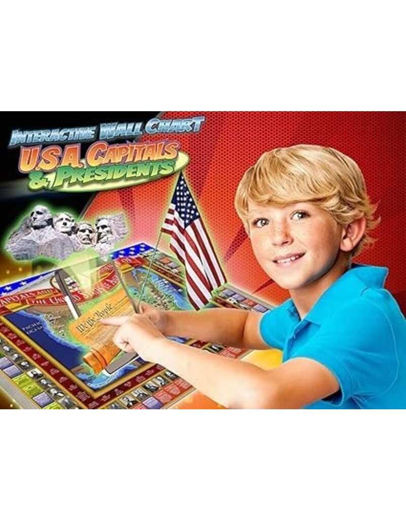 USA CAPITALS & PRESIDENTS INTERACTIVE MAP WC07