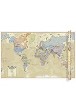 LAMINATED WALL MAP OF WORLD