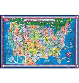 NO BRAND PICTORIAL MAP OF THE USA