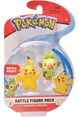WICKED COOL TOYS 97625 POKEMON BATTLE FIGURE PACK: PIKACHU & GROOKEY