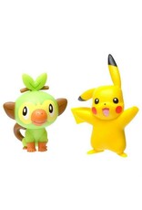 WICKED COOL TOYS 97625 POKEMON BATTLE FIGURE PACK: PIKACHU & GROOKEY