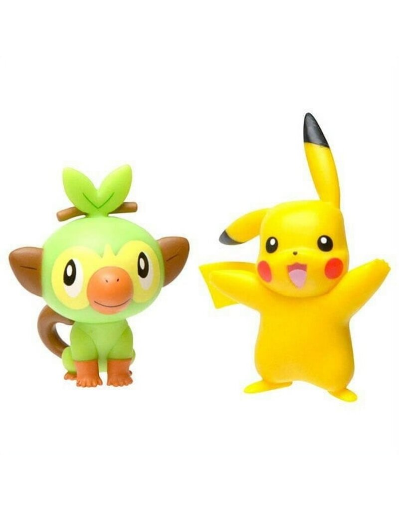 WICKED COOL TOYS 97625 POKEMON BATTLE FIGURE PACK: PIKACHU & GROOKEY