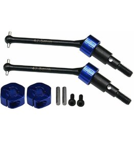 HOT RACING HRAGRM288NF HD STEEL NARROW FRONT CVD AXLES DRIVE SHAFTS FOR ARRMA GROM