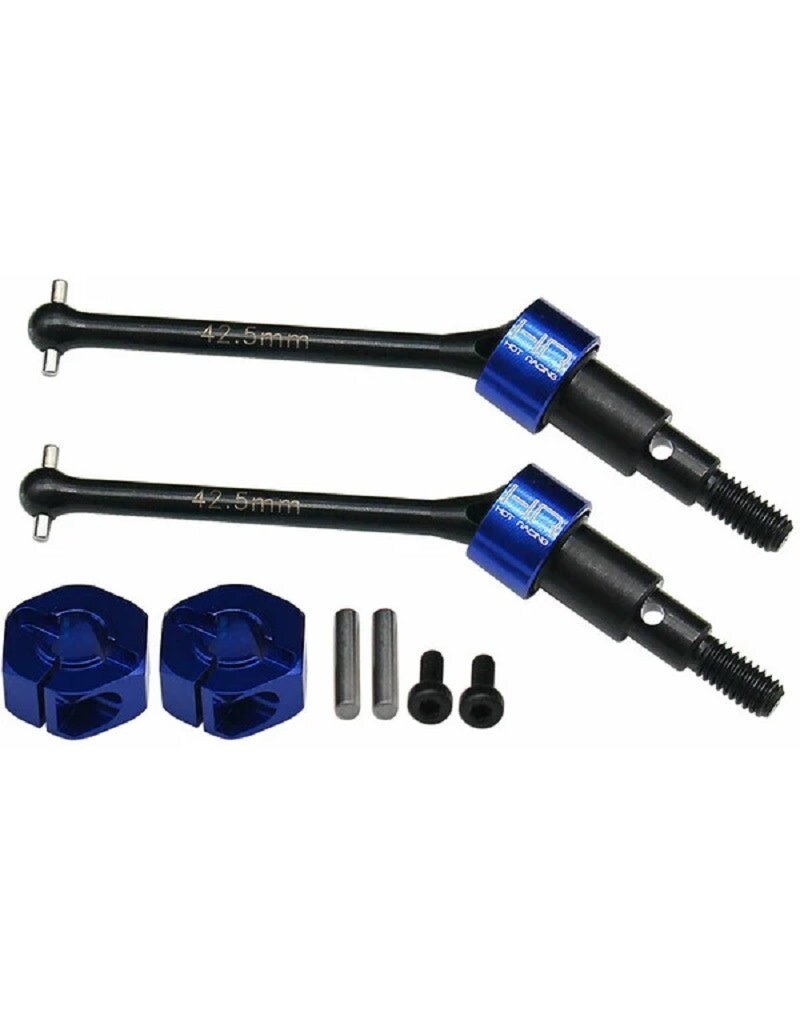 HOT RACING HRAGRM288NF HD STEEL NARROW FRONT CVD AXLES DRIVE SHAFTS FOR ARRMA GROM