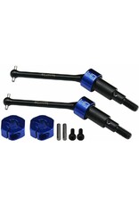 HOT RACING HRAGRM288NR HD STEEL NARROW REAR CVD AXLES DRIVE SHAFTS FOR ARRMA GROM