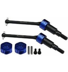 HOT RACING HRAGRM288NR HD STEEL NARROW REAR CVD AXLES DRIVE SHAFTS FOR ARRMA GROM