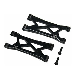 HOT RACING HRAGRM56N01 ALUMINUM REAR LOWER ARM SET B FOR ARRMA GROM