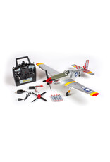 RAGE RC RGRA1600 P-51D MUSTANG 500MM BRUSHLESS RTF WARBIRD WITH PASS (PILOT ASSIST STABILITY SOFTWARE) SYSTEM