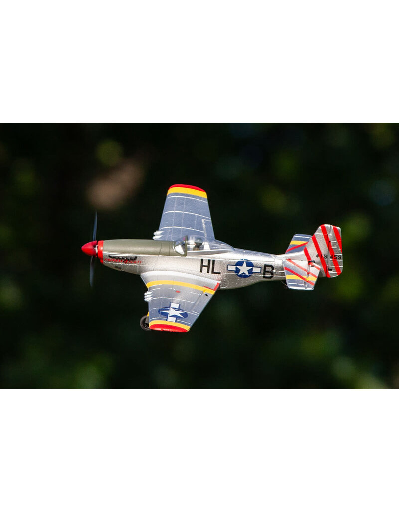 RAGE RC RGRA1600 P-51D MUSTANG 500MM BRUSHLESS RTF WARBIRD WITH PASS (PILOT ASSIST STABILITY SOFTWARE) SYSTEM