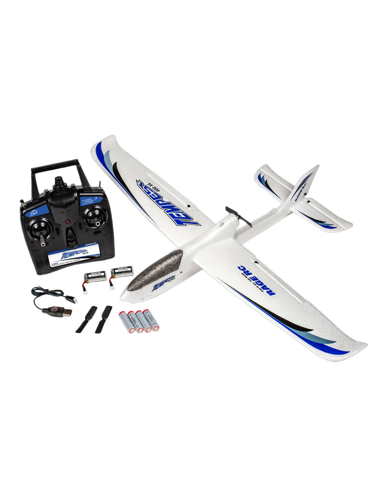 RAGE RC RGRA1000 TEMPEST 600 X4 ELECTRIC POWERED RTF AIRPLANE WITH PASS (PILOT ASSIST STABILITY SOFTWARE) SYSTEM