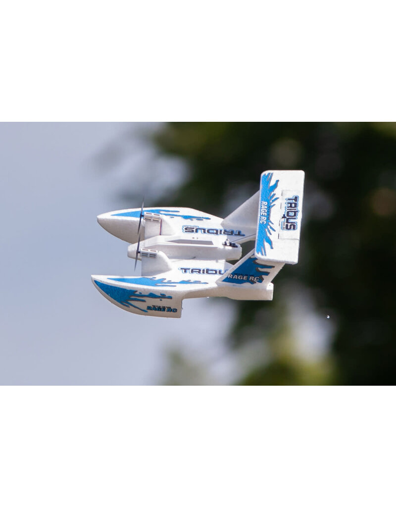 RAGE RC RGR3100 TRIBUS 250 ELECTRIC POWERED RTF AMPHIBIOUS AIRCRAFT; BLUE