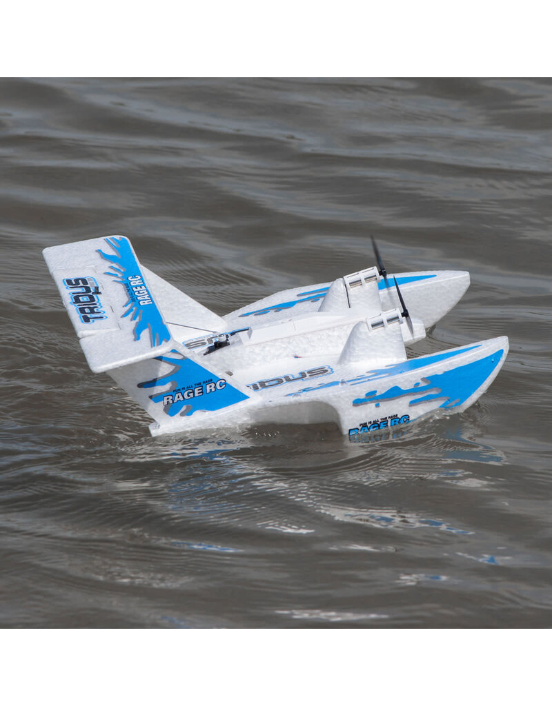 RAGE RC RGR3100 TRIBUS 250 ELECTRIC POWERED RTF AMPHIBIOUS AIRCRAFT; BLUE