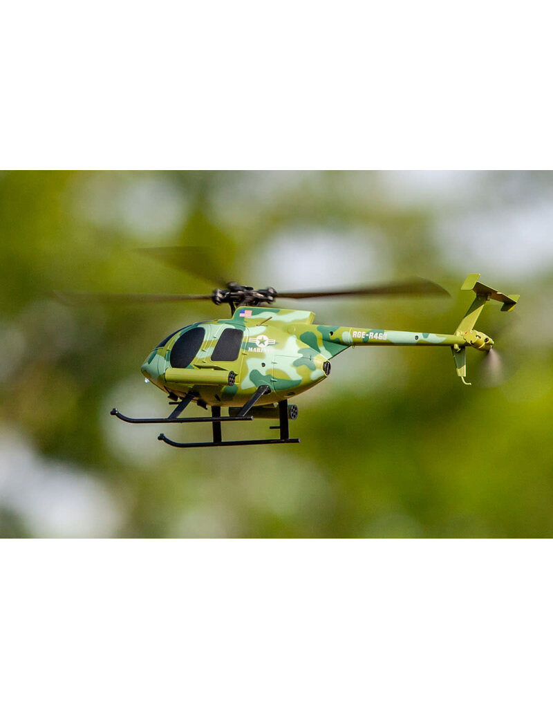 RAGE RC RGR6101 HERO-COPTER MILITARY, 4-BLADE RTF HELI: MARINES