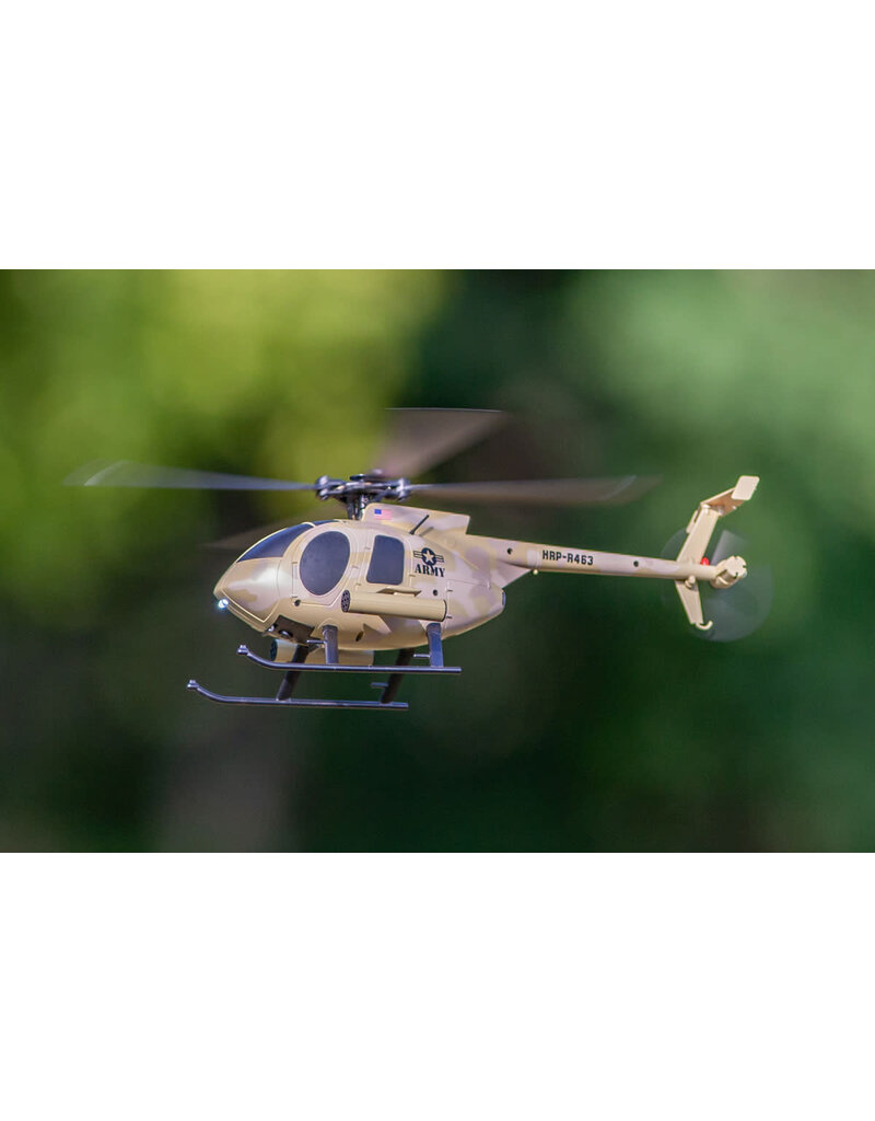 RAGE RC RGR6100 HERO-COPTER MILITARY, 4-BLADE RTF HELI: ARMY