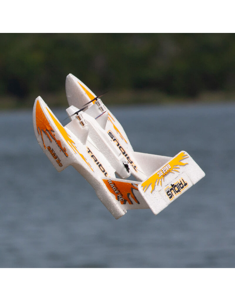 RAGE RC RGR3101 TRIBUS 250 ELECTRIC POWERED RTF AMPHIBIOUS AIRCRAFT; ORANGE