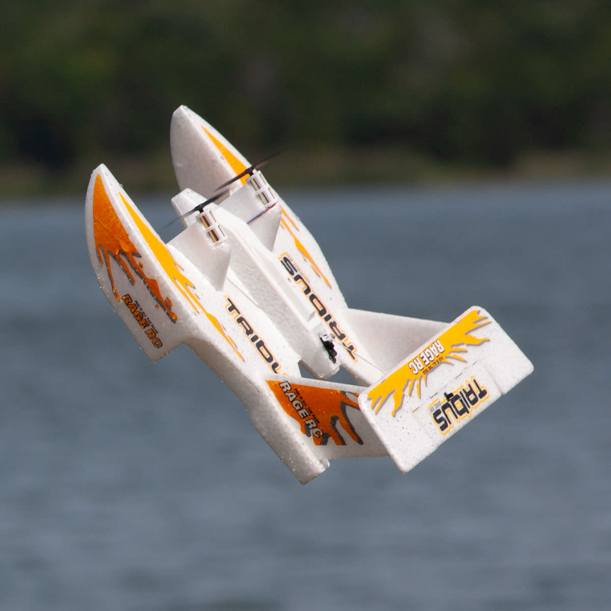 RGR3101 TRIBUS 250 ELECTRIC POWERED RTF AMPHIBIOUS AIRCRAFT; ORANGE