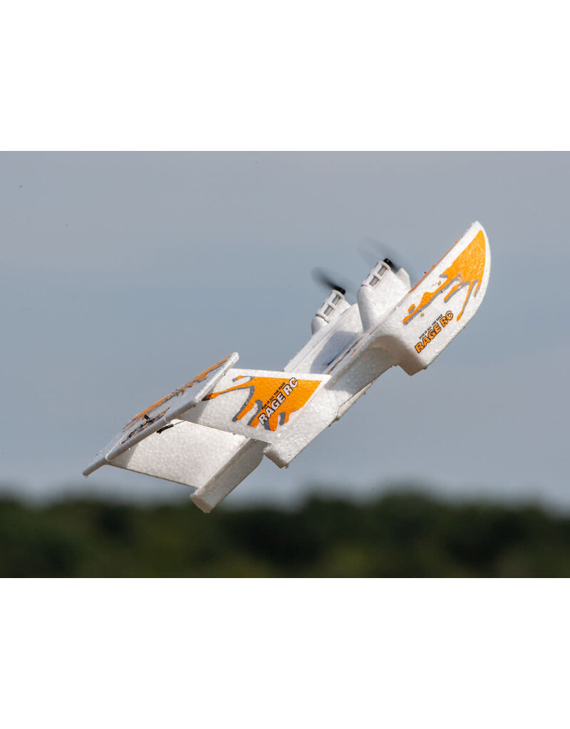 RAGE RC RGR3101 TRIBUS 250 ELECTRIC POWERED RTF AMPHIBIOUS AIRCRAFT; ORANGE